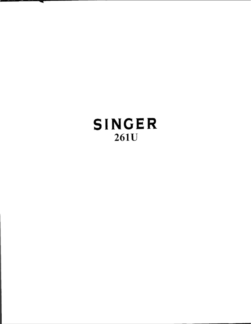 Singer 261U Serivce manual Singer 261U Serivce manual