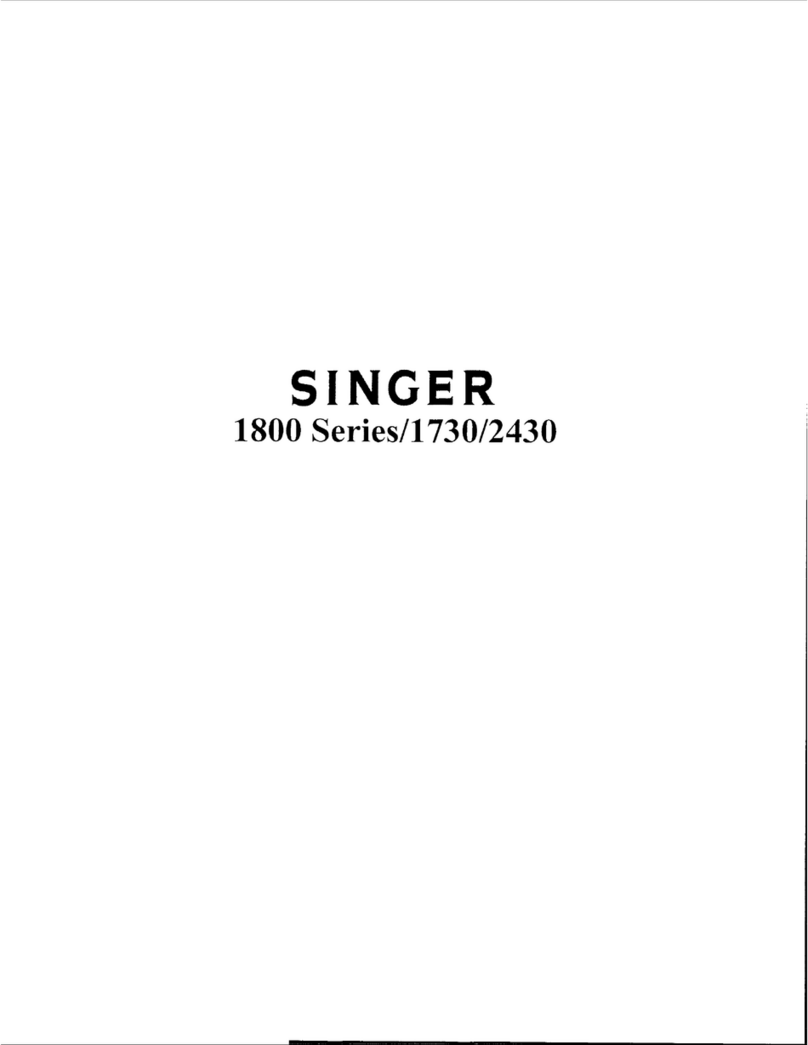 Singer 1730 User manual