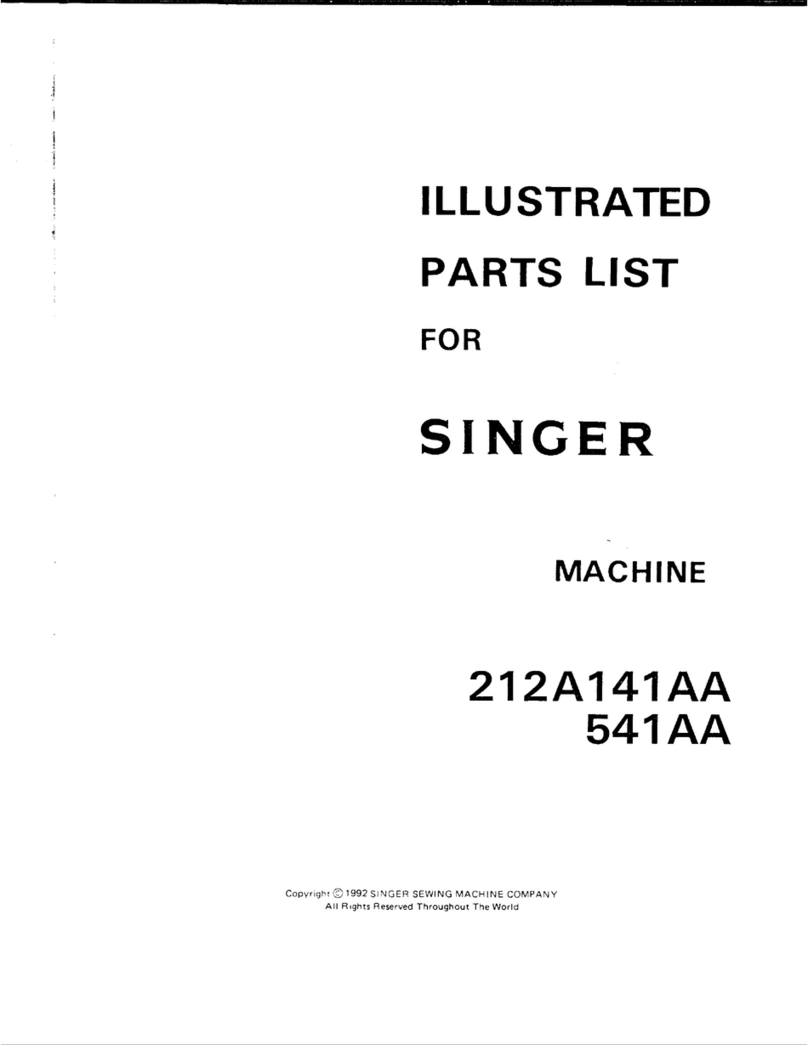 Singer 212A141AA Setup guide Singer 212A141AA Setup guide