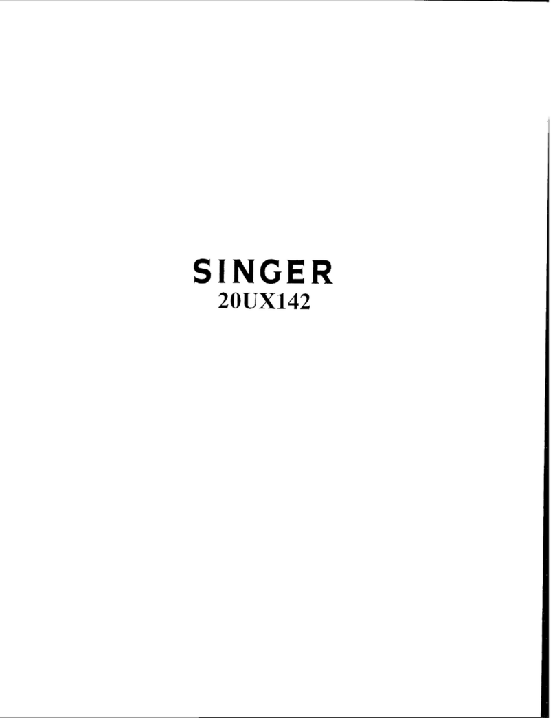 Singer 20UX142 User manual Singer 20UX142 User manual