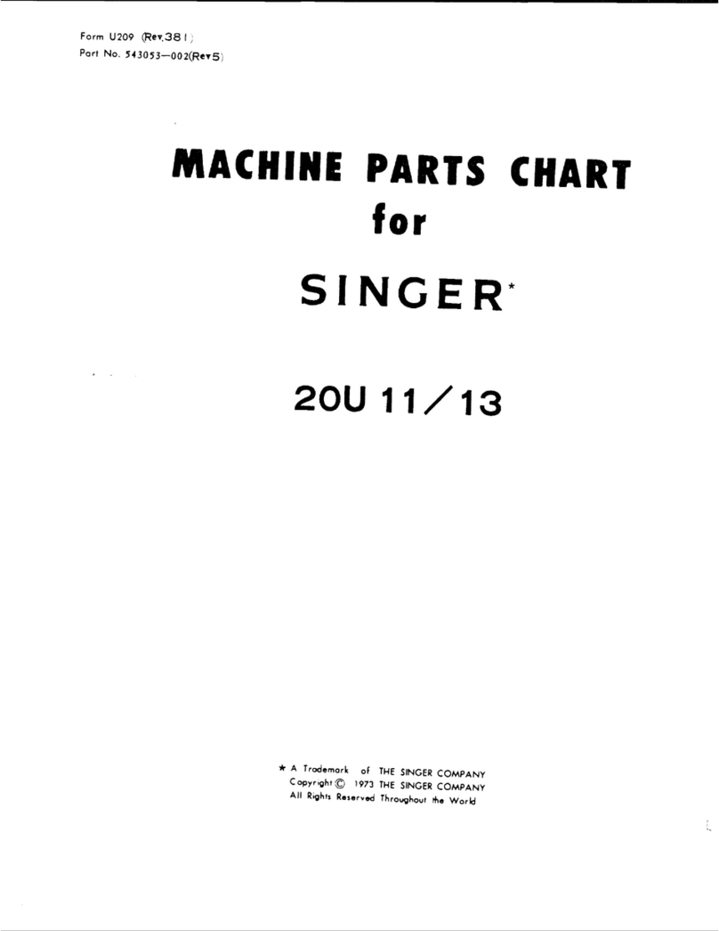 Singer 20U11 parts list