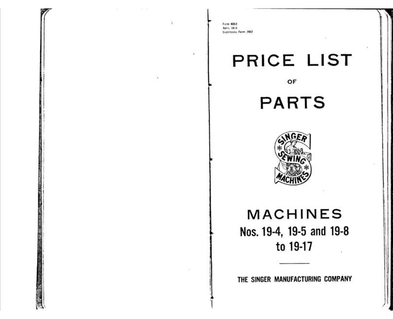Singer 19-4 User manual Singer 19-4 User manual