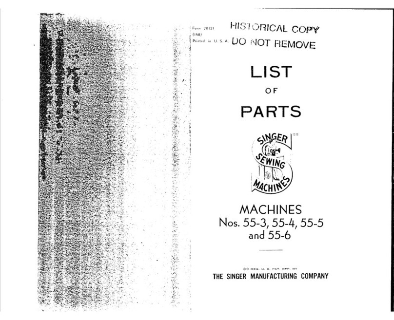 Singer 55-3 parts list