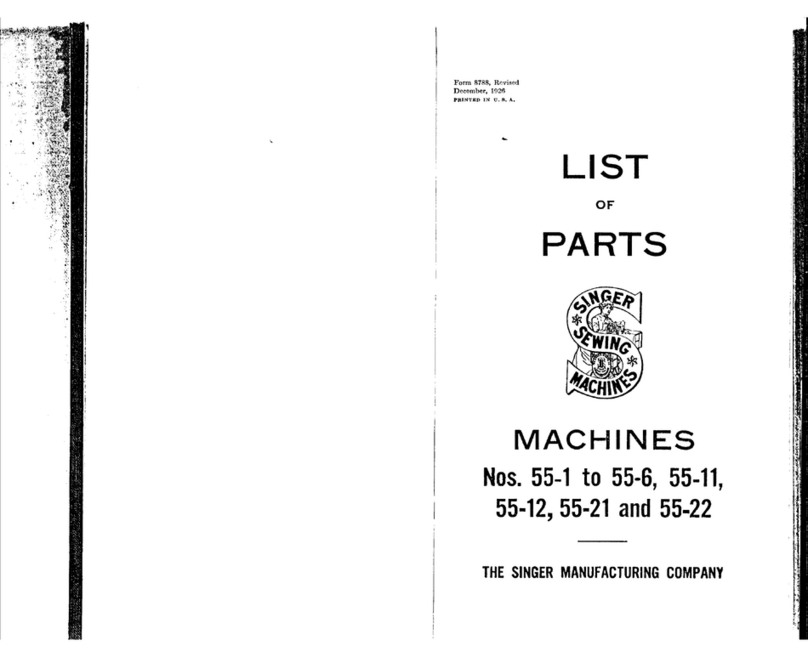 Singer 55-1 parts list