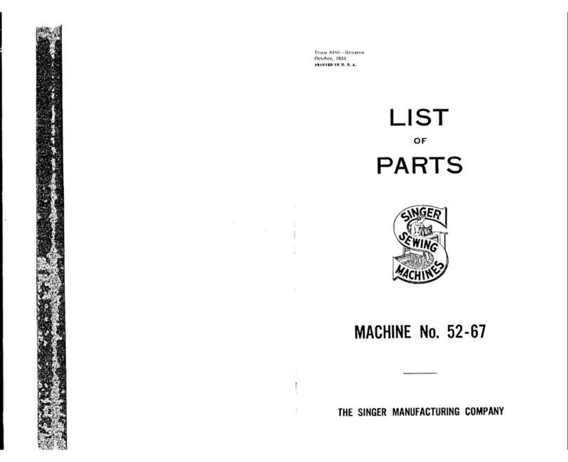 Singer 52-67 parts list