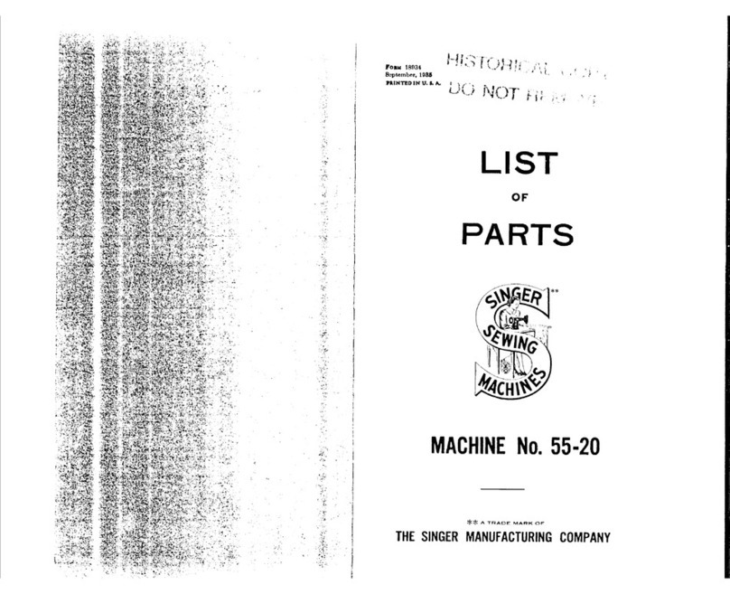 Singer 55-20 parts list