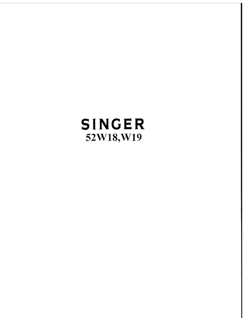 Singer 52W18 parts list