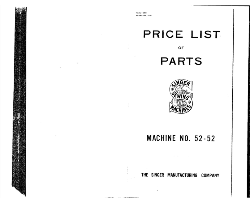 Singer 52-52 parts list