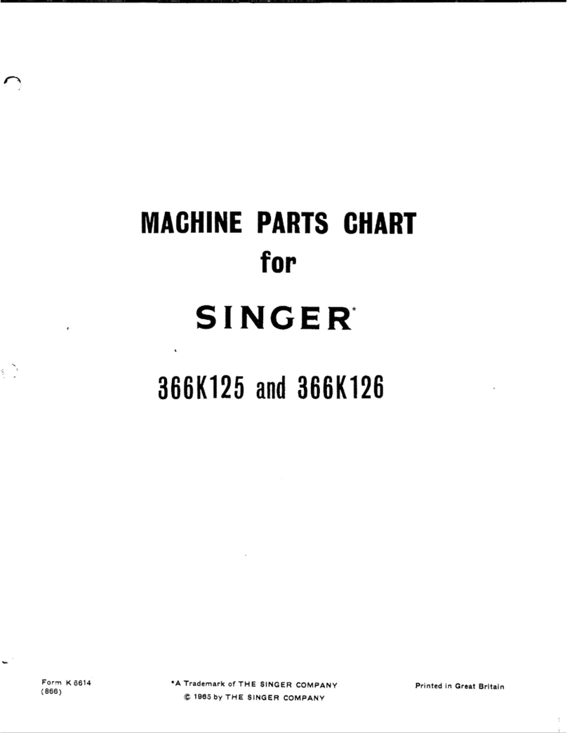 Singer 336K125 parts list