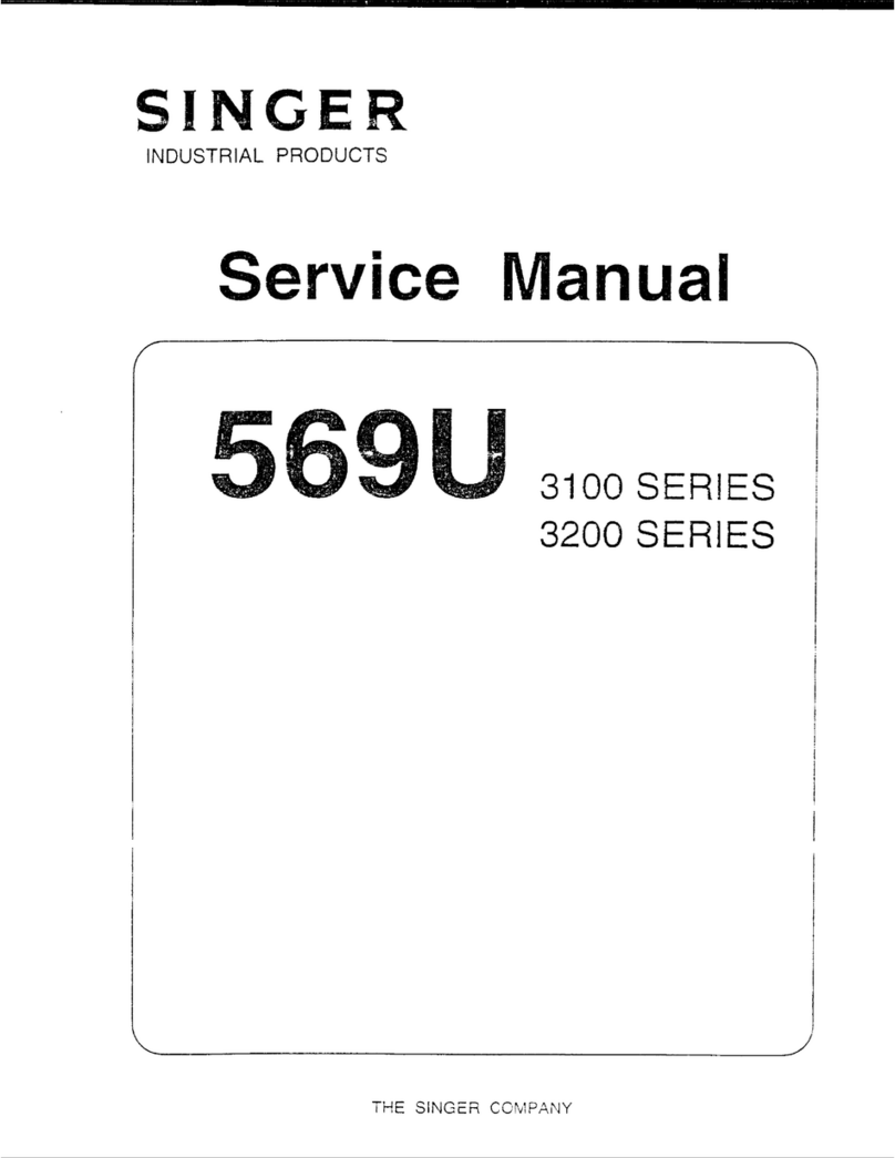 Singer 3100 SERIES 569U Service manual