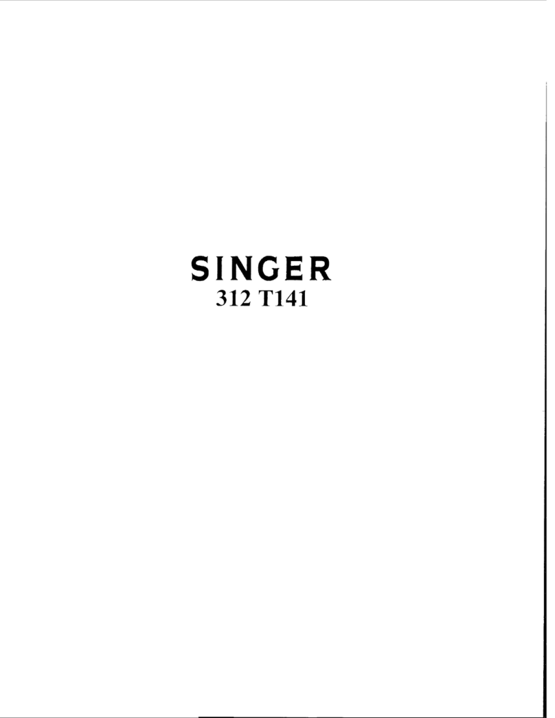 Singer 312 T141 Setup guide