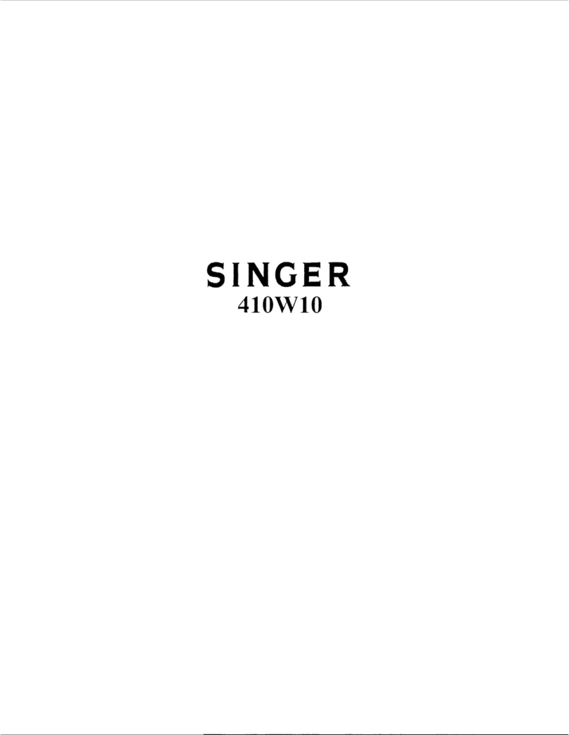 Singer 410W10 User manual Singer 410W10 User manual