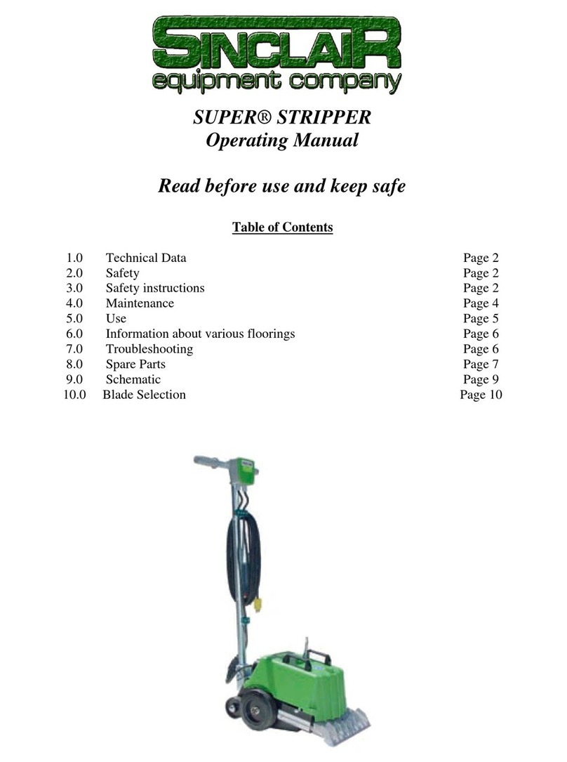 Sinclair Super Stripper User manual