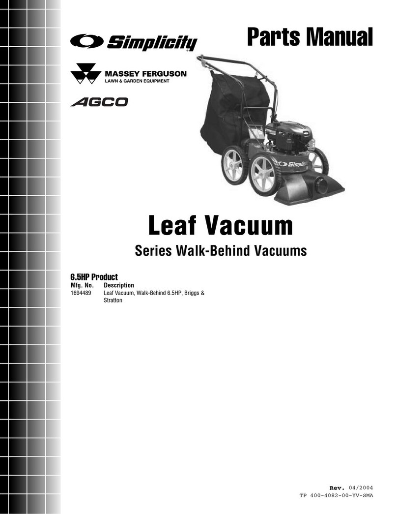 Simplicity 1694489 parts manual