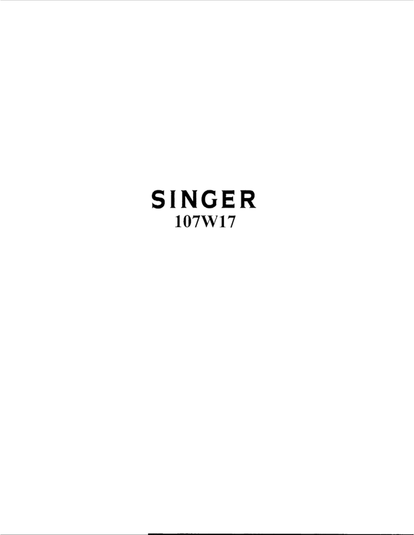 Singer 107W17 User manual Singer 107W17 User manual