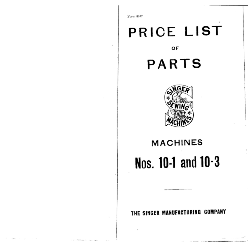 Singer 101-1 User manual Singer 101-1 User manual