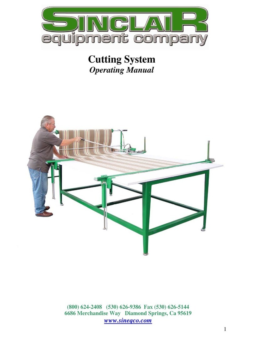 Sinclair Cutting System operating manual