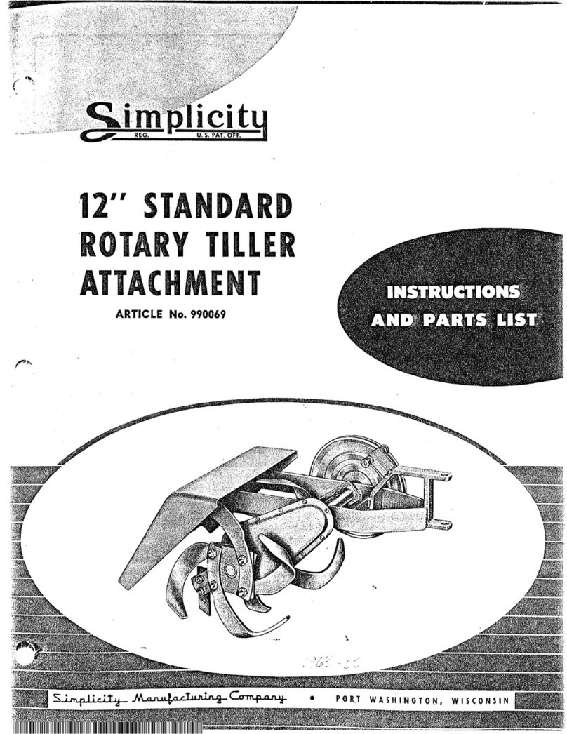 Simplicity 990069 Operation manual Simplicity 990069 Operation manual