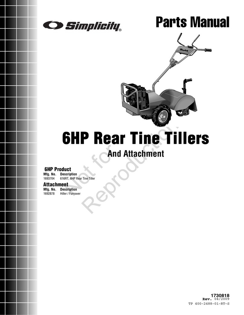Simplicity 6HP 120492 parts manual
