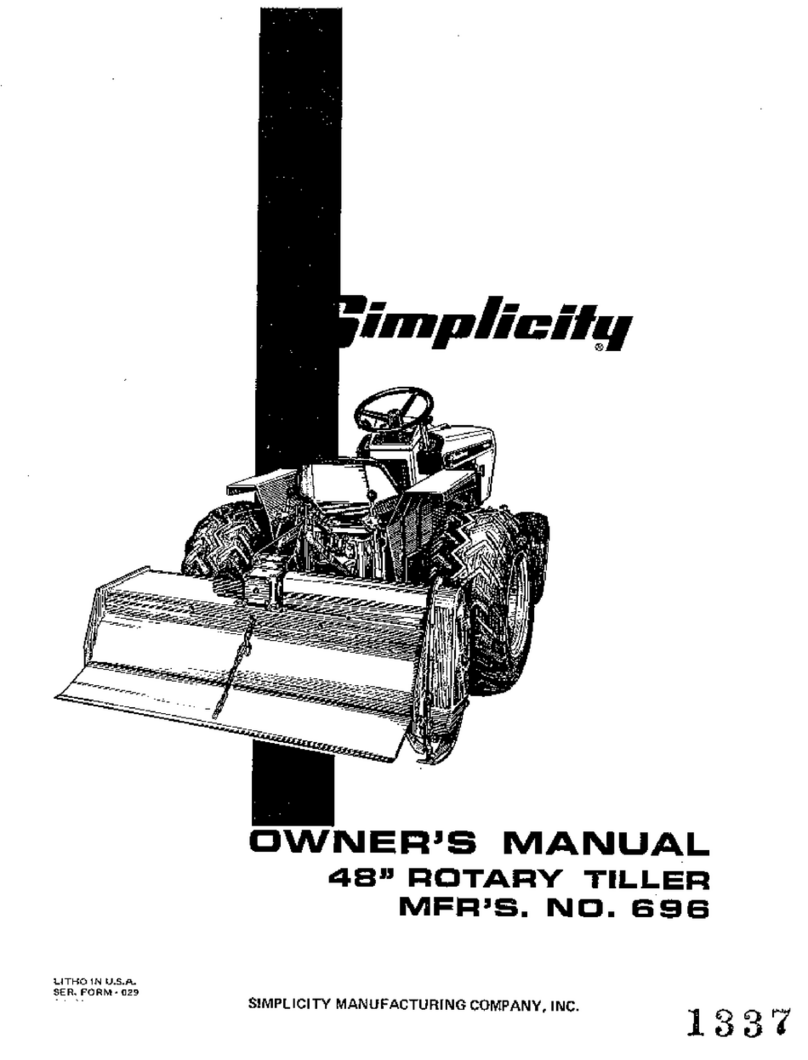 Simplicity 696 User manual