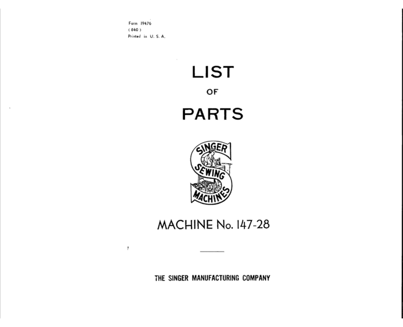 Singer 147-28 parts list