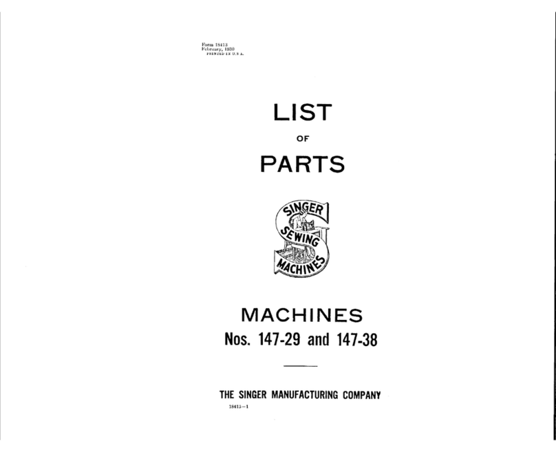 Singer 147-29 User manual Singer 147-29 User manual