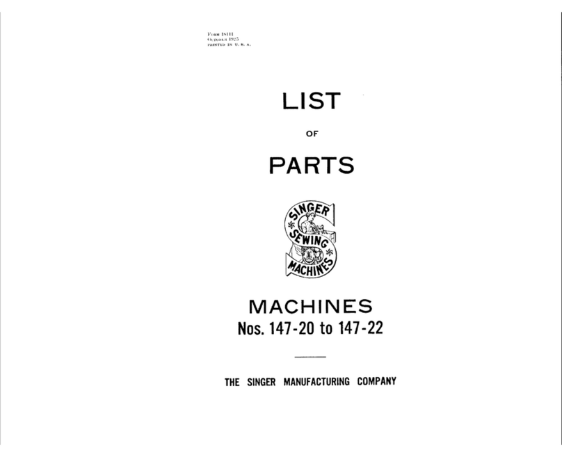 Singer 147-20 parts list