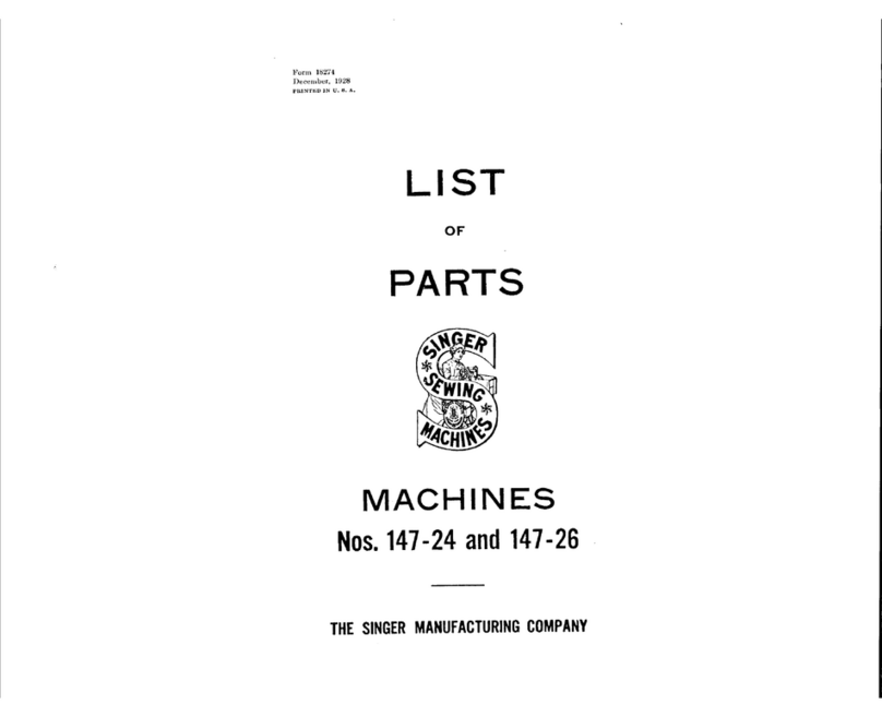 Singer 147-24 User manual Singer 147-24 User manual