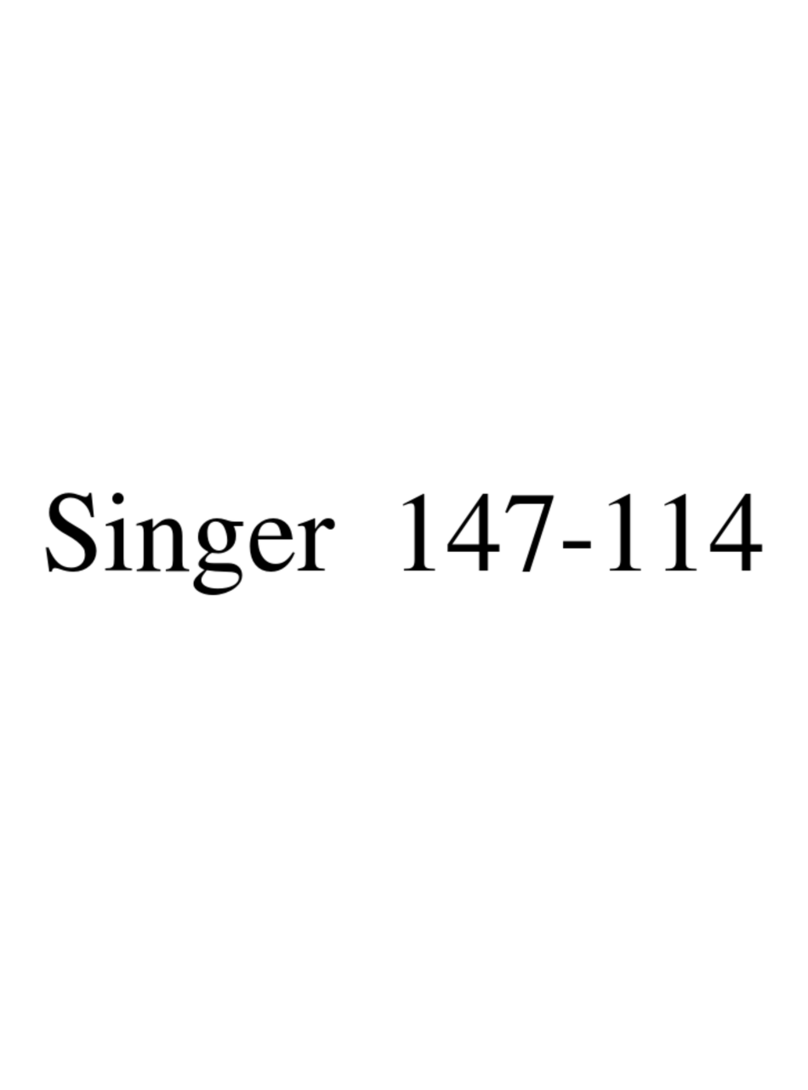 Singer 147-114 User manual Singer 147-114 User manual