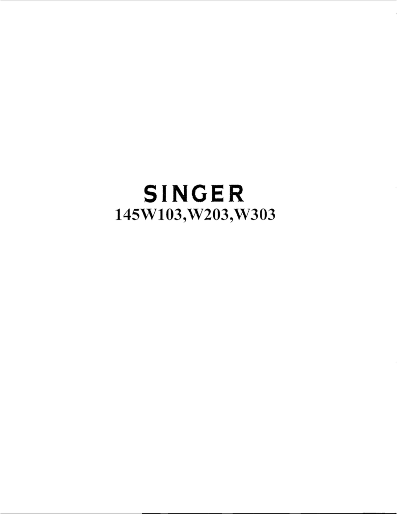 Singer 145W103 Instructions for using and adjusting