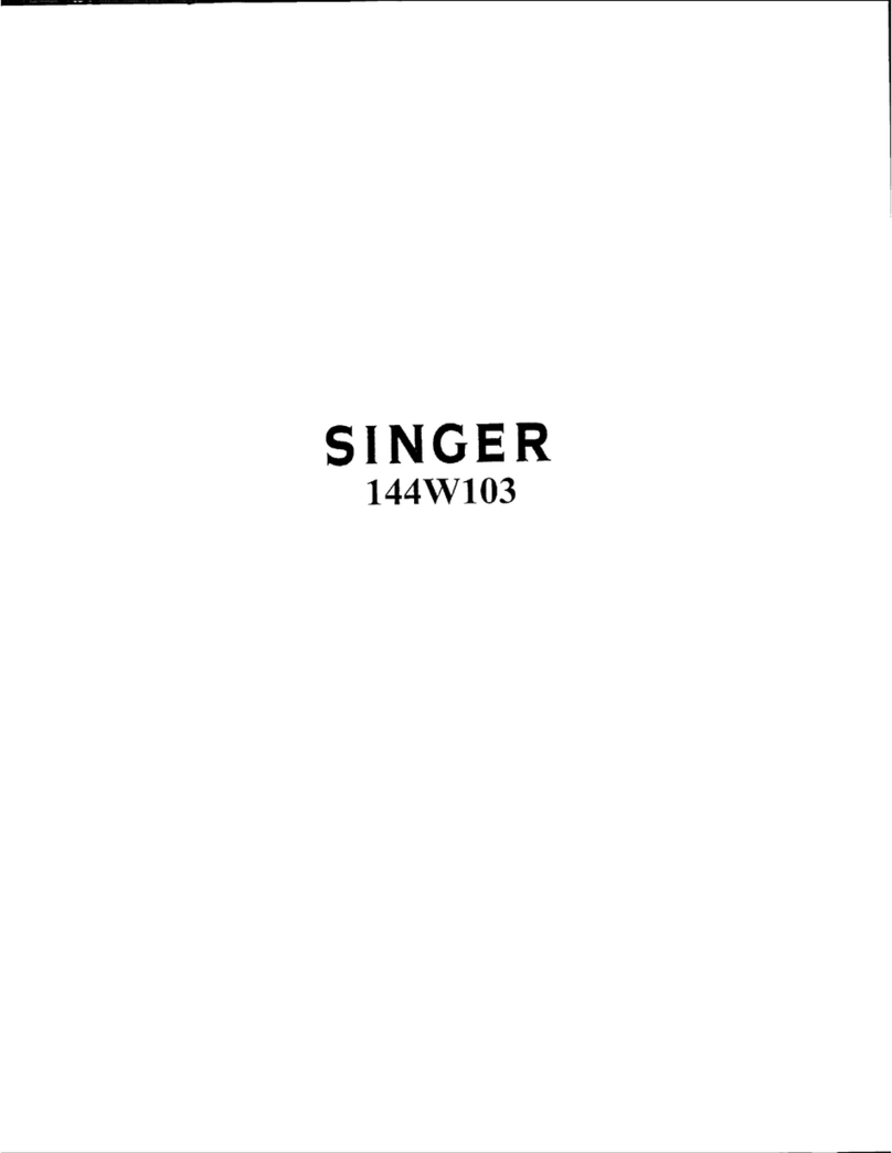 Singer 144W103 User manual Singer 144W103 User manual