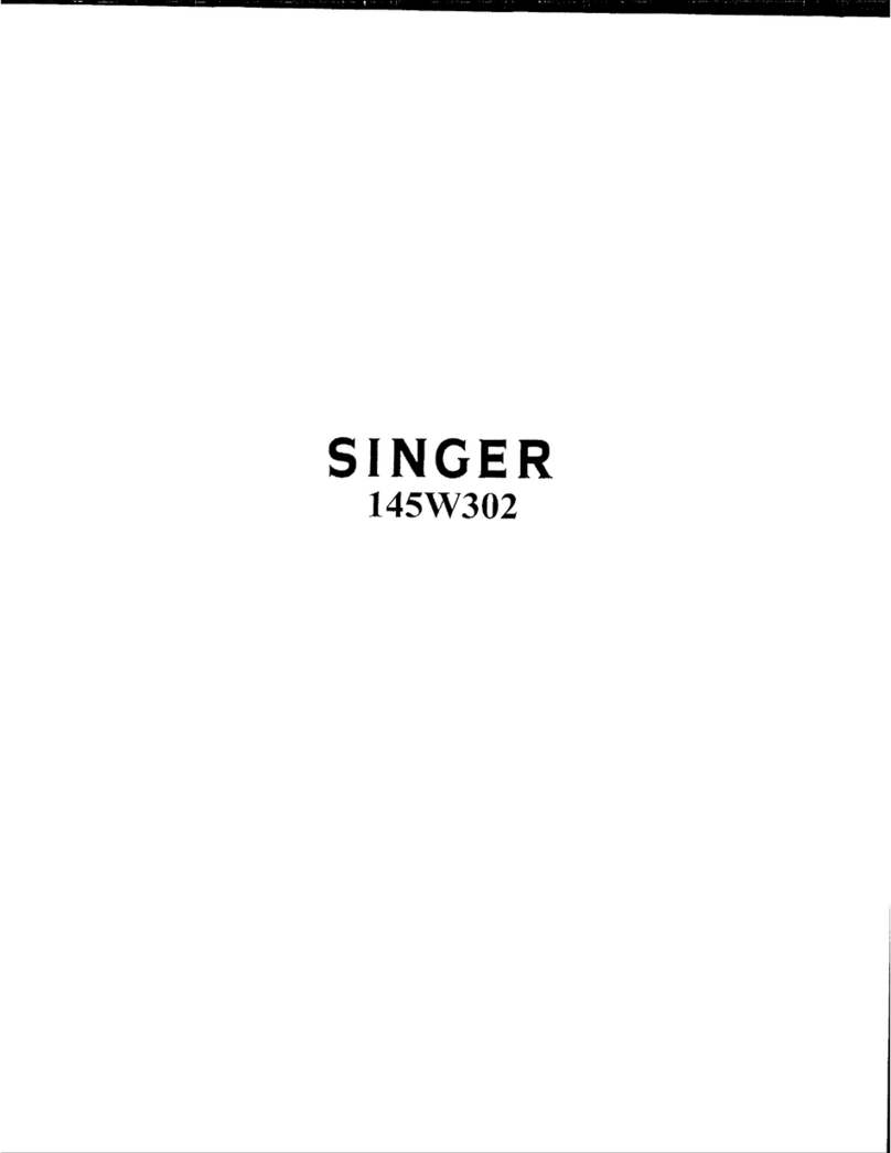 Singer 145W302 Illustrated parts list