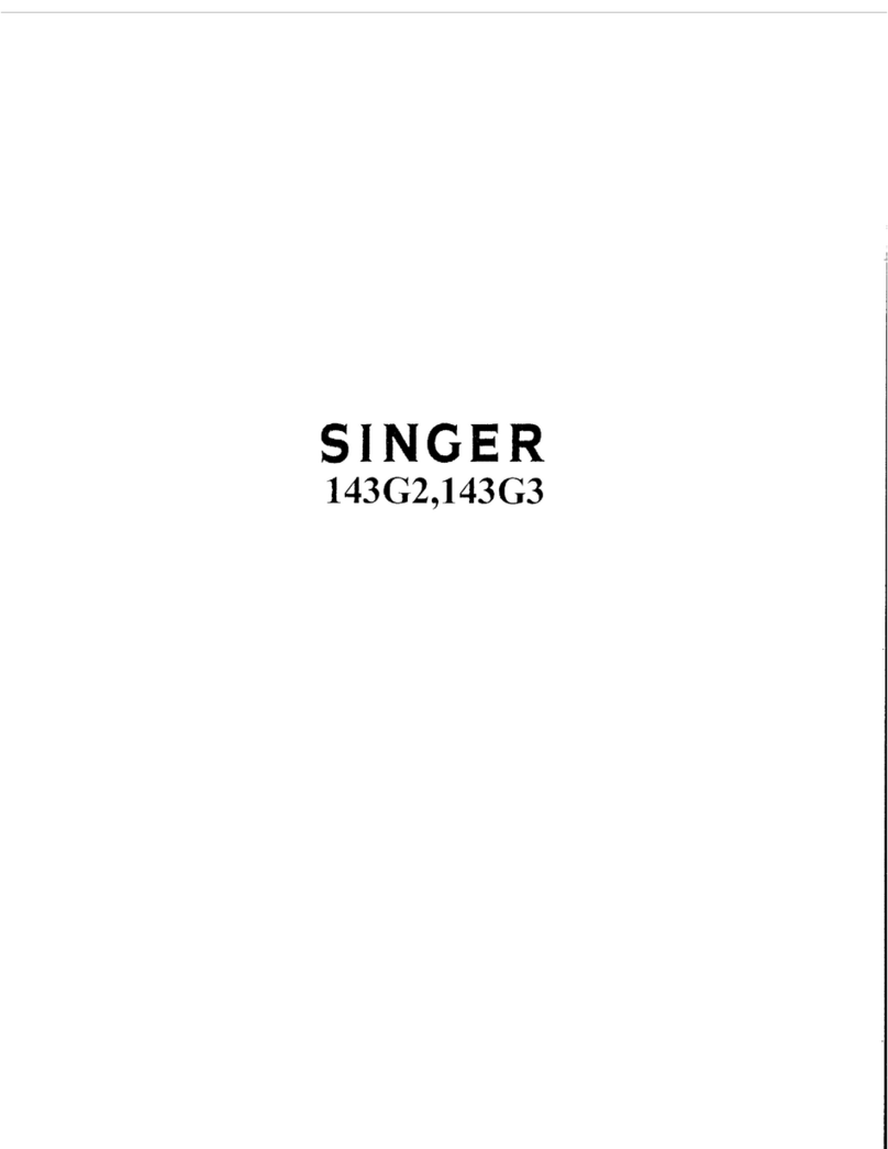 Singer 143G2 Instructions for using and adjusting