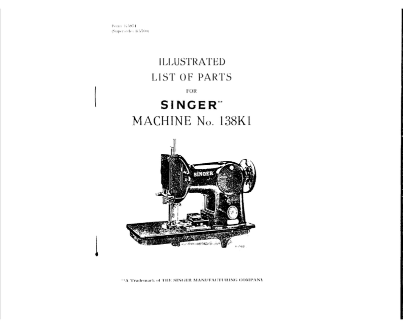 Singer 138K1 Illustrated parts list