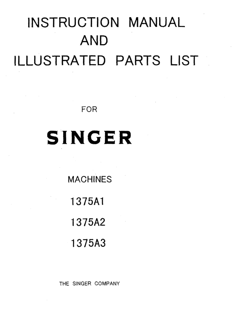 Singer 1375A1 User manual