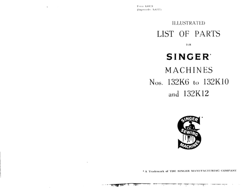 Singer 132K10 Setup guide