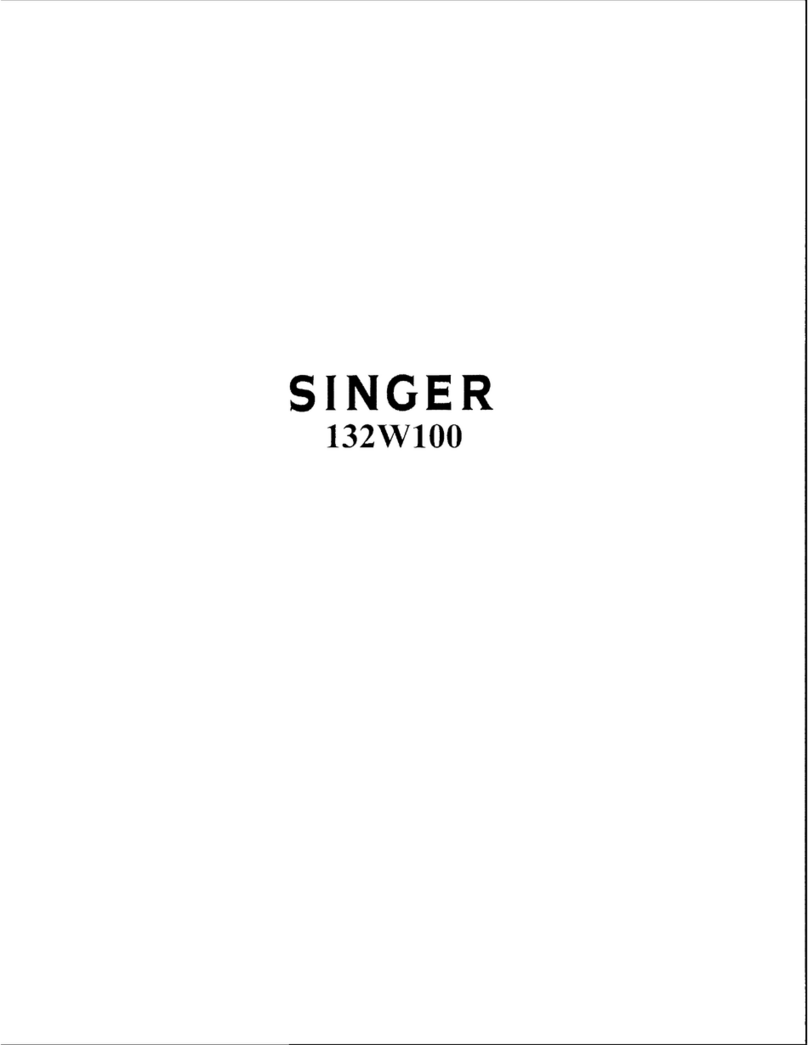Singer 132W100 User manual