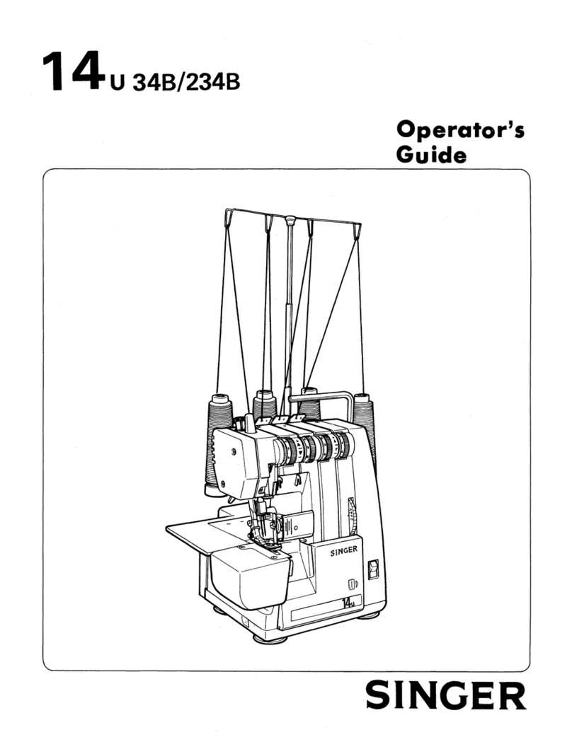 Singer Ultralock 14U 34B/234B Operator's guide