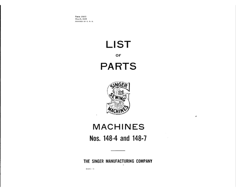 Singer 148-4 parts list