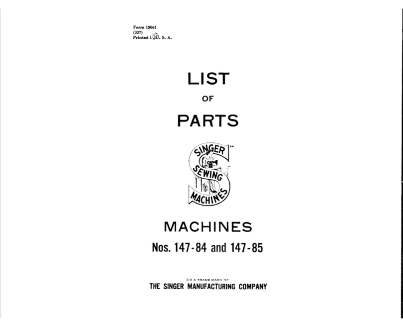 Singer 147-85 parts list