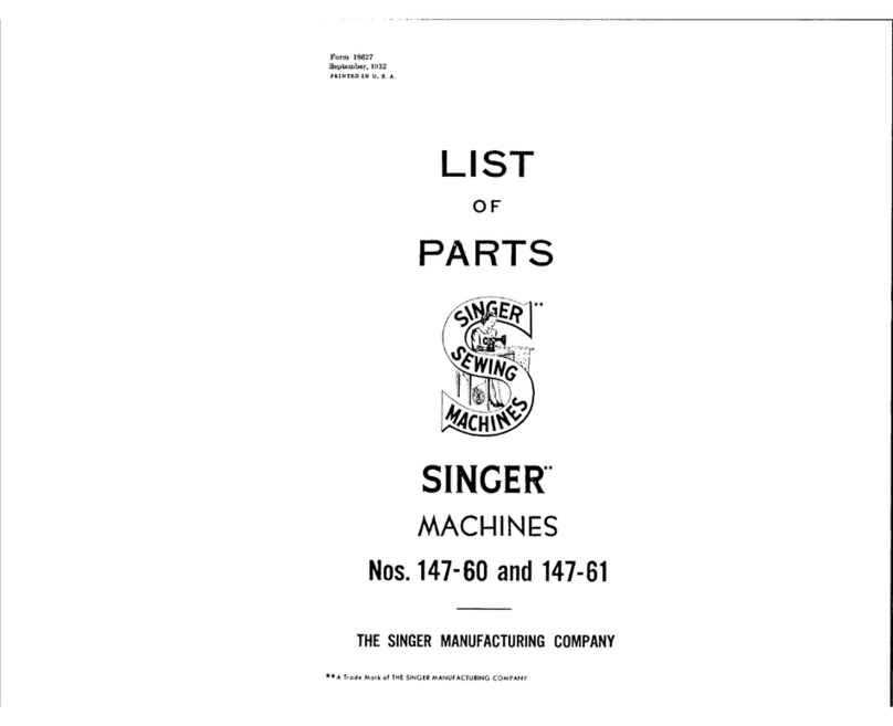 Singer 147-60 User manual