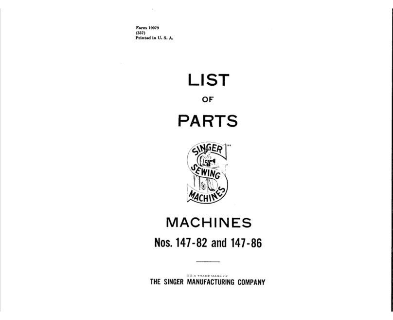 Singer 147-82 parts list