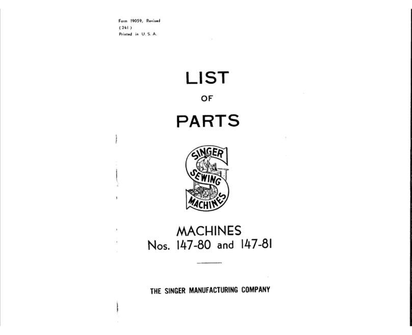 Singer 147-81 User manual Singer 147-81 User manual