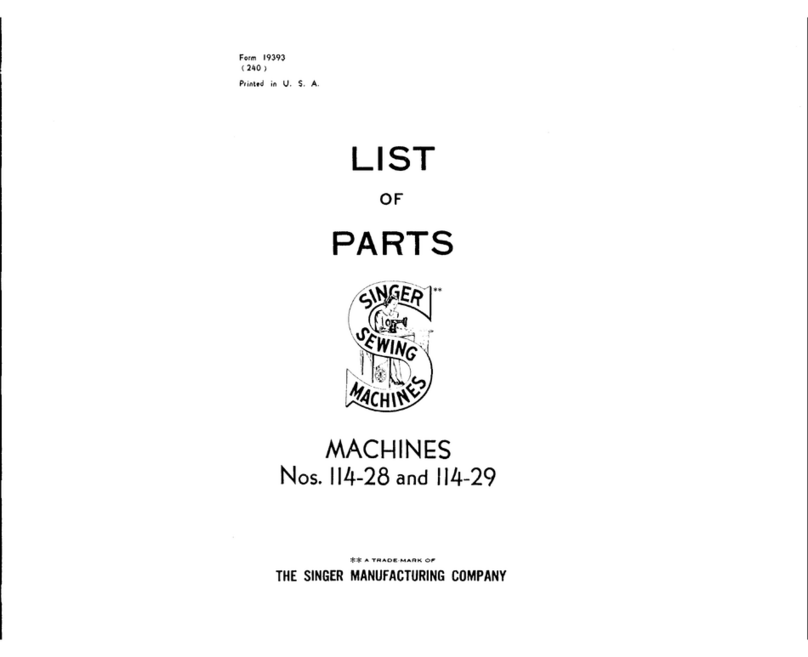 Singer 114-28 parts list