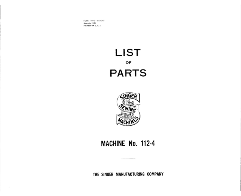Singer 112-4 User manual Singer 112-4 User manual