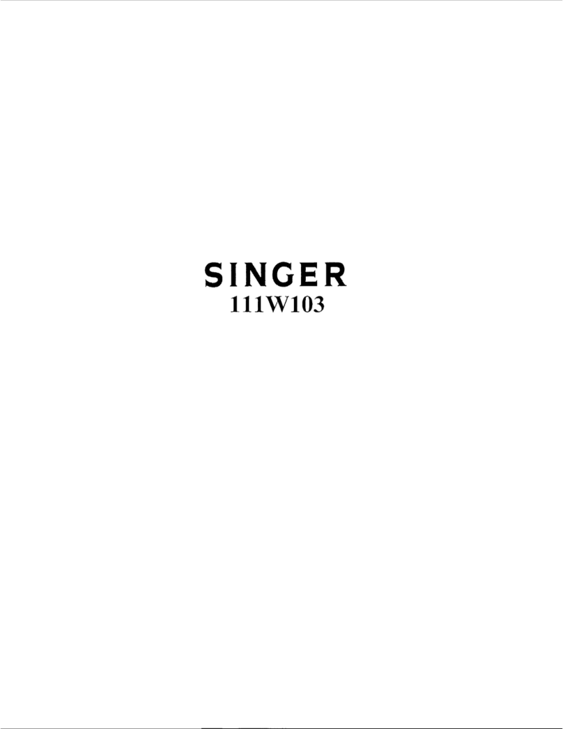 Singer 111W103 User manual Singer 111W103 User manual
