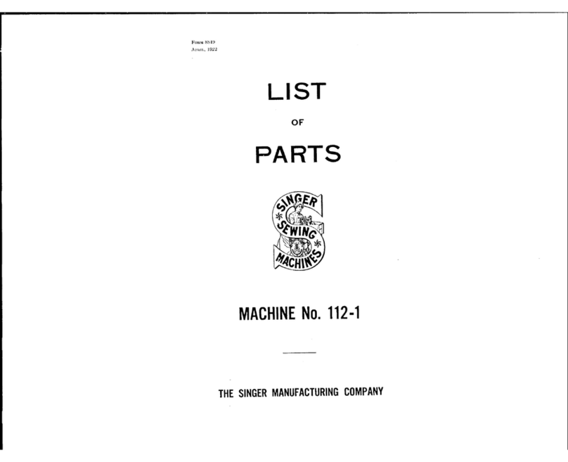 Singer 112-1 User manual Singer 112-1 User manual