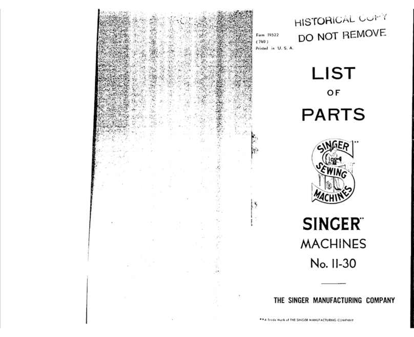 Singer 11-30 parts list