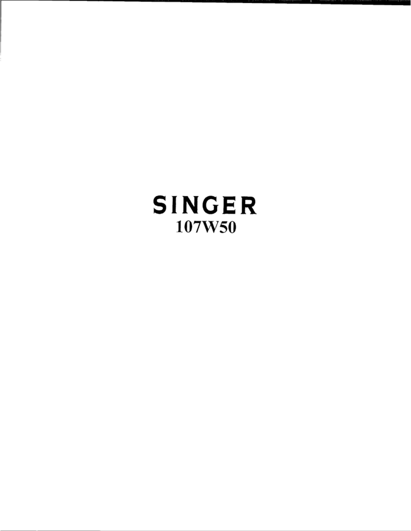 Singer 107W50 User manual