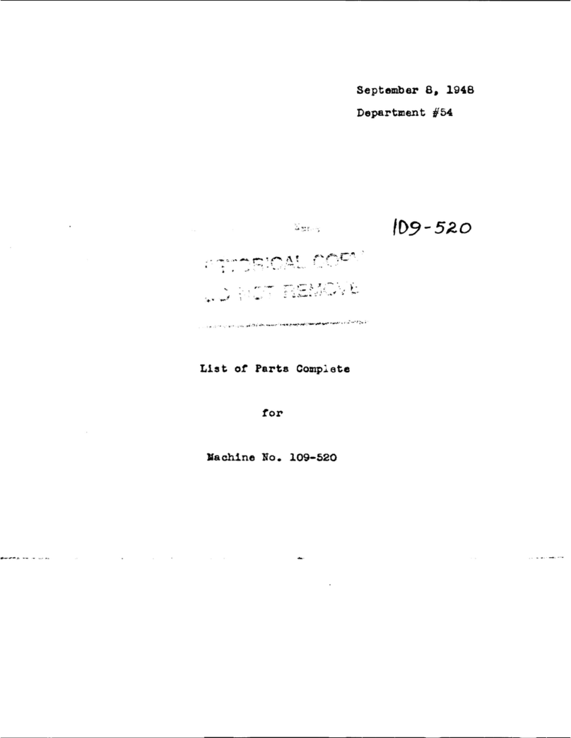 Singer 109-520 parts list